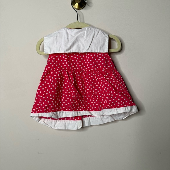 Gymboree Pink/White Polka Dot Dress Girls 18-24 Months - Picture 4 of 4